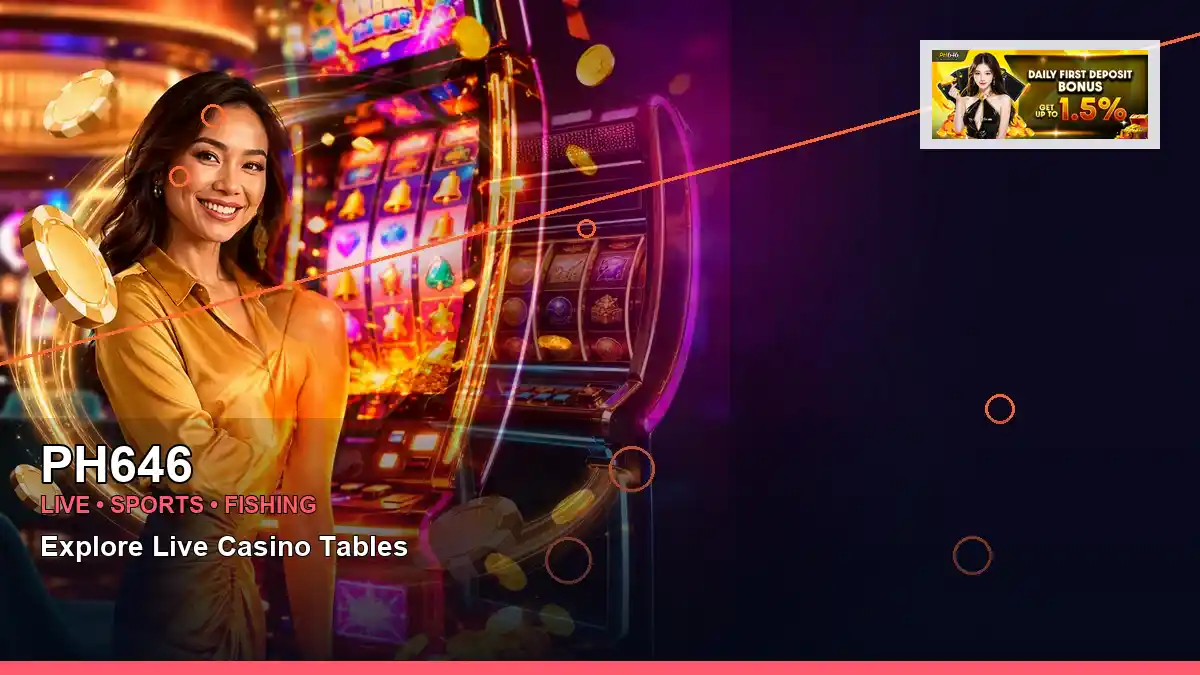 PH646 high-energy reels casino bonus games in a left-framed layout for Philippine players