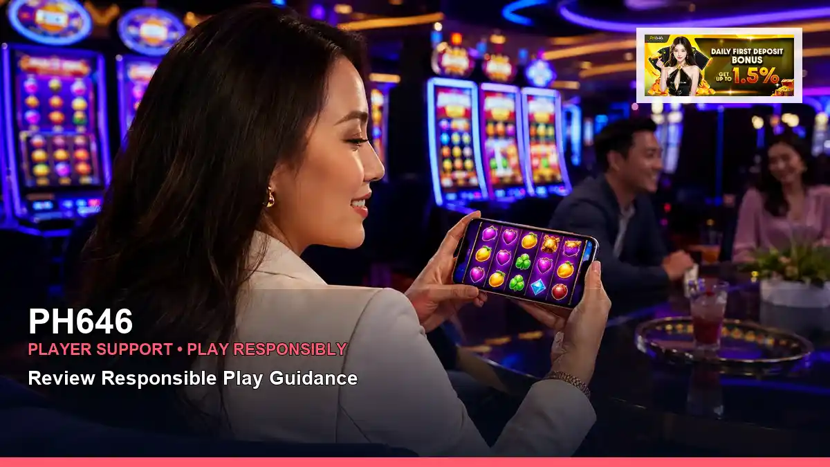 PH646 high-energy play mobile casino games in a celebratory layout for Philippine players