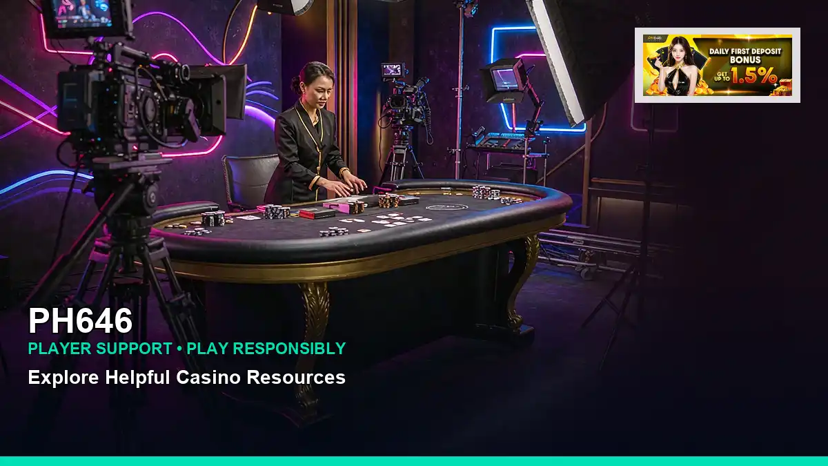 PH646 chip macro live casino table games highlighting mobile-friendly casino play
